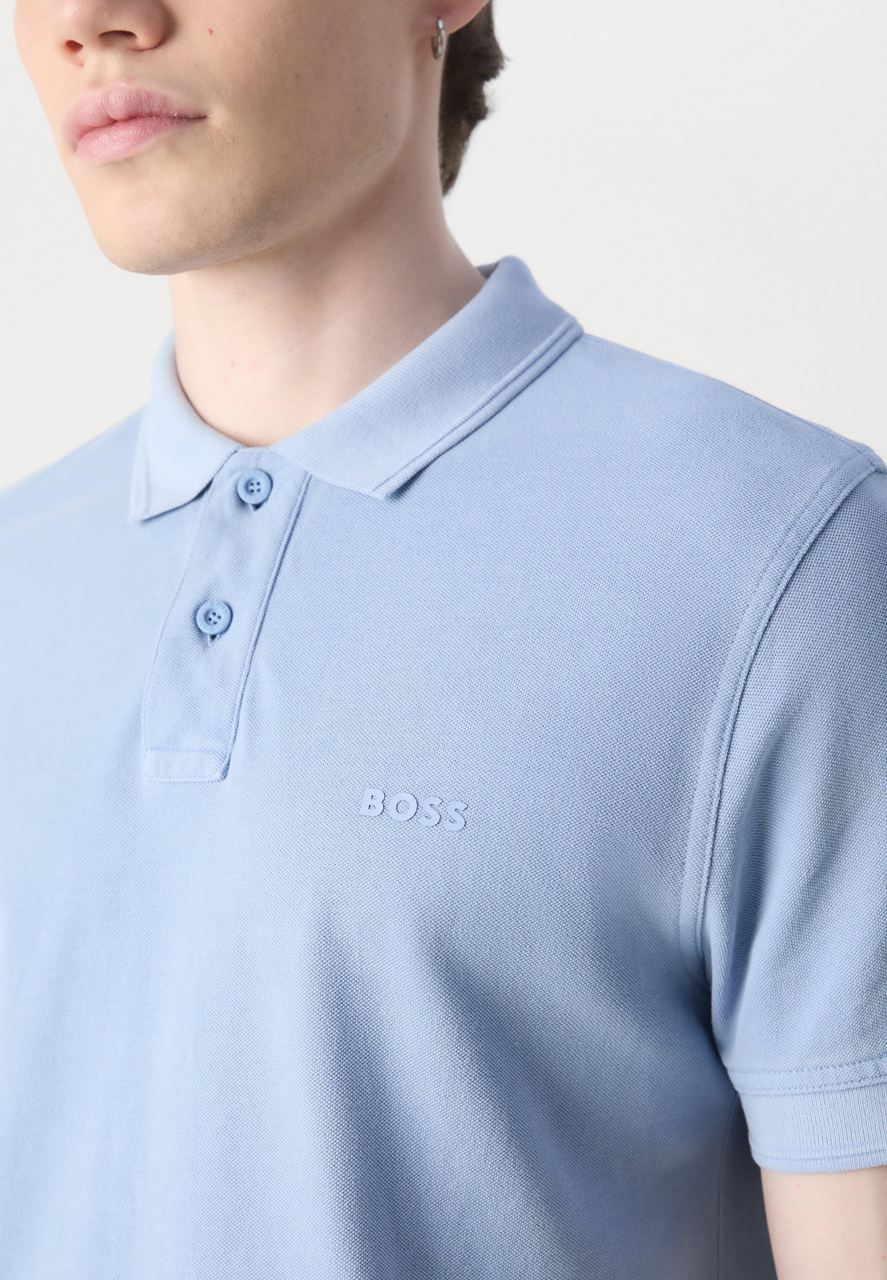 BOSS PRIME - Polo - blu aperto