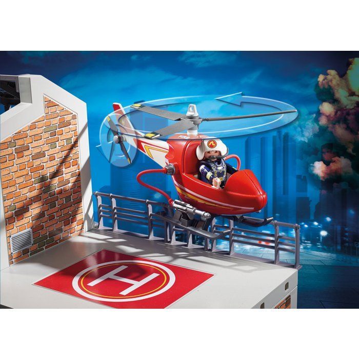 Pack Estación de Bomberos (9462) + Camión de Bomberos (9464) de Playmobil