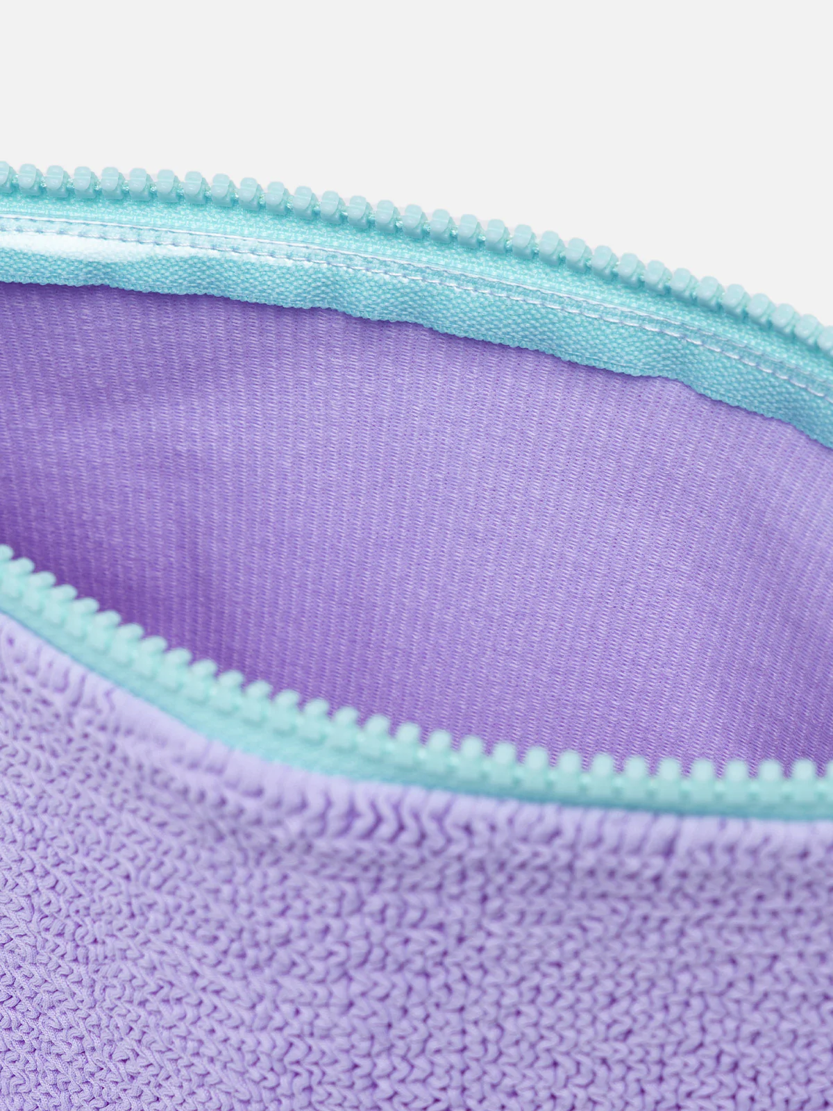 Pareasy paarse crinkle clutch tas