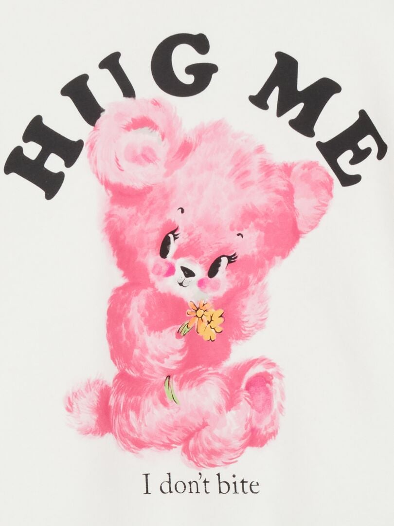 Bluza z kapturem „Care Bears” – biała