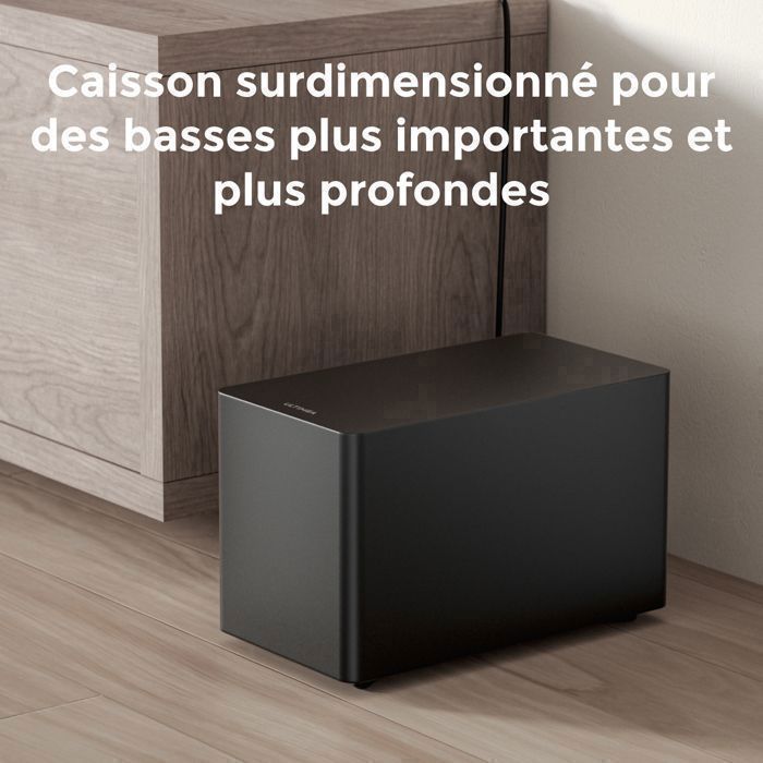 Soundbar ULTIMEA Poseidon M60 Boom - Sistem Soundbar Dolby Atmos cu 5.1 canale și Subwoofer - 340W