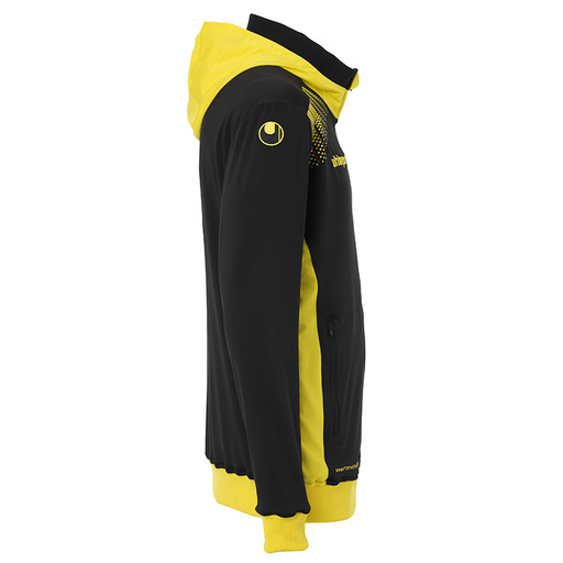 Veste à capuche Goal Tec noire/jaune citron Uhlsport