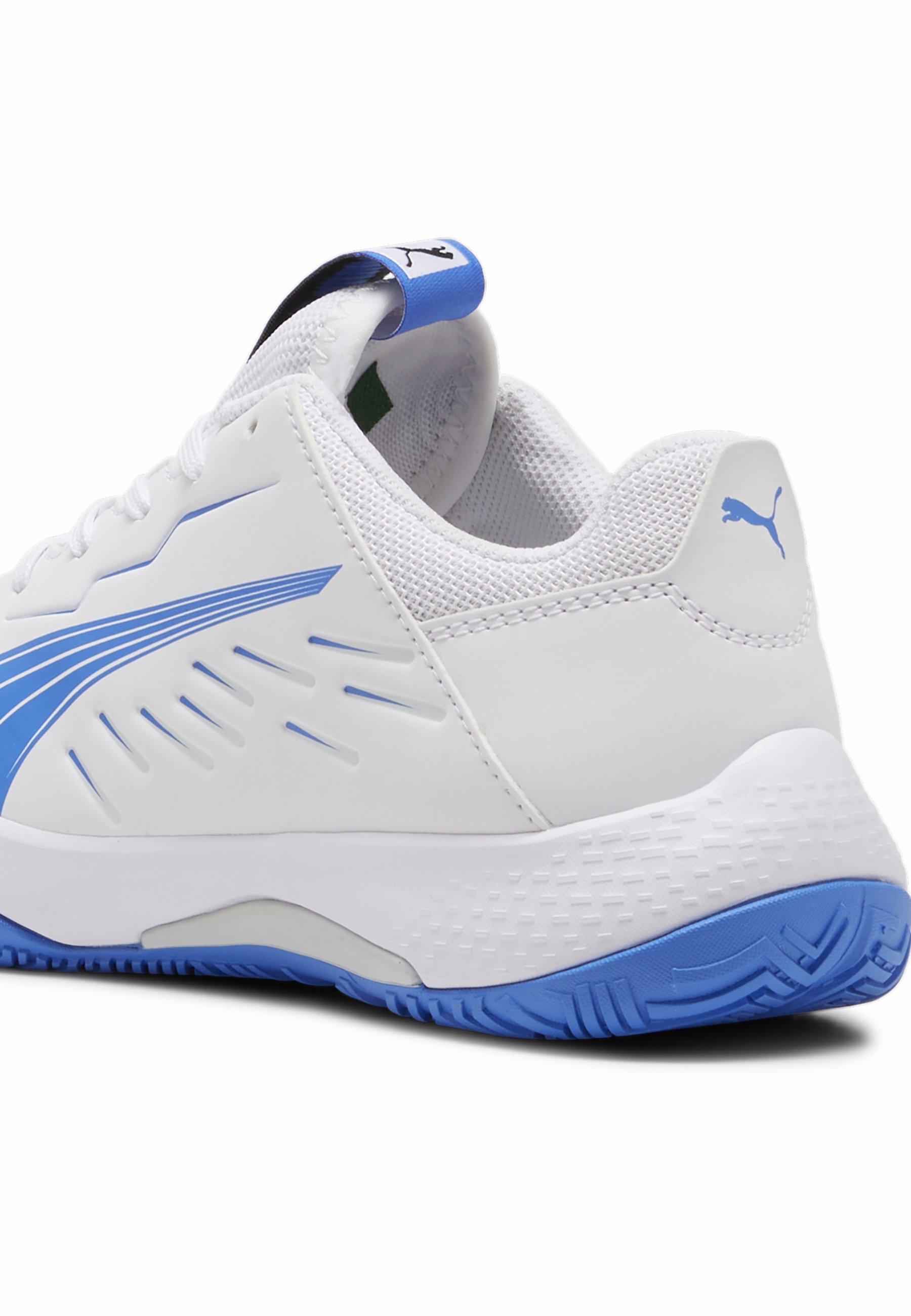Puma ACCELERATE - Scarpe da pallamano - bianco bluemazing