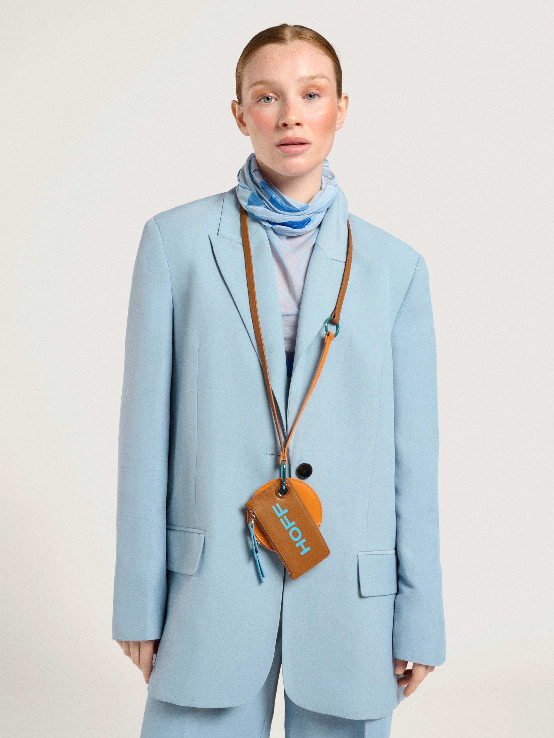 CARTERA MODULAR CON CORREA NARANJA