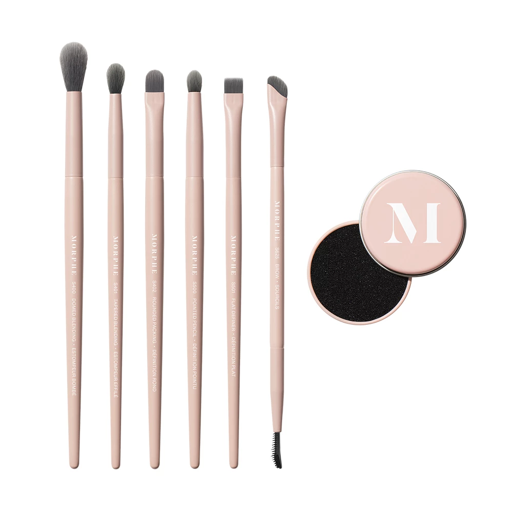 Set četkica za oči Shaping Essentials s bambusom i ugljenom - Morphe