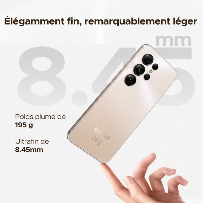 DOOGEE Note56 X Android 16 Budget Smartphone, 24GB+64GB Mobiltelefon, 6,56