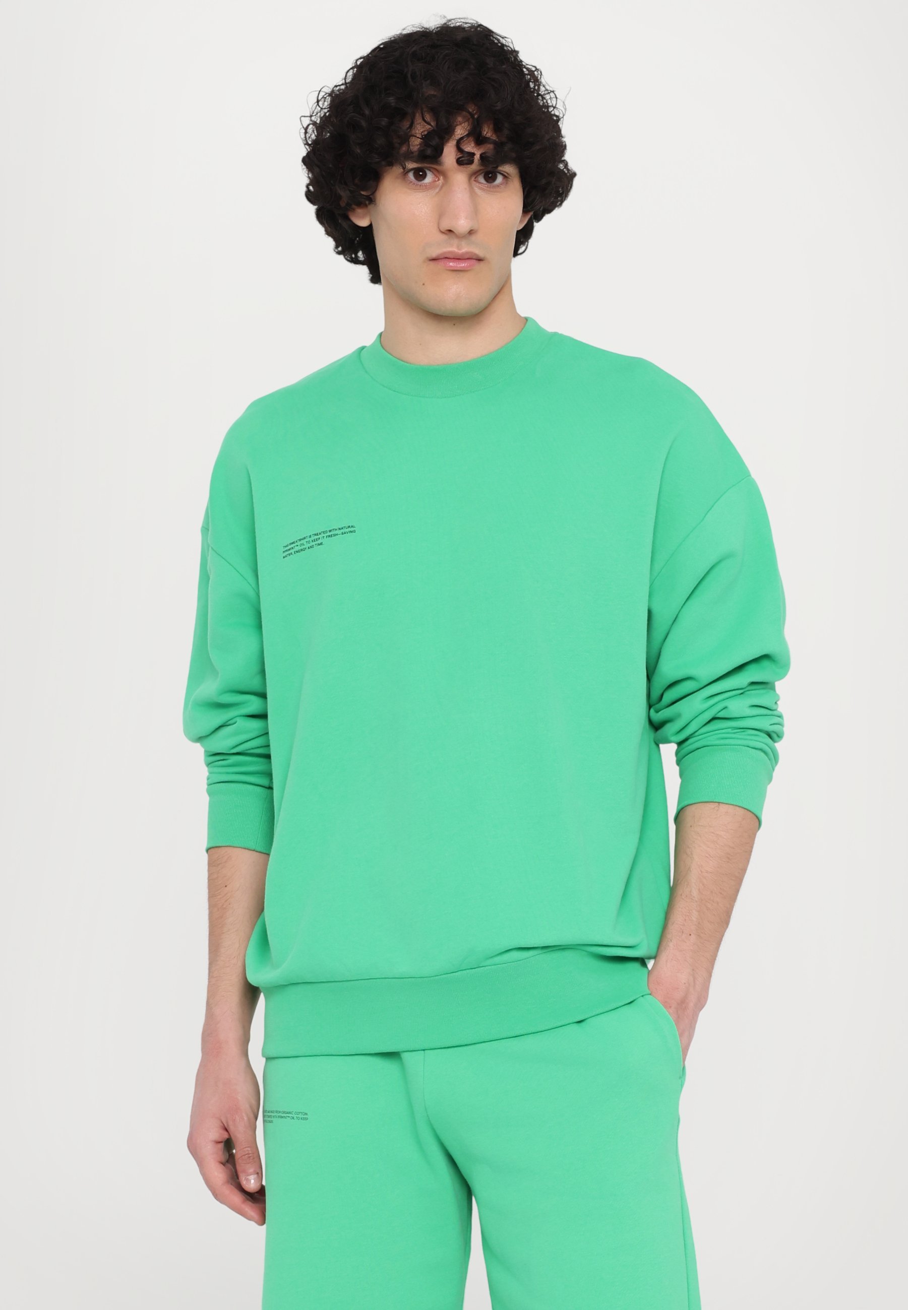 PANGAIA MIDWEIGHT UNISEX - Felpa - verde