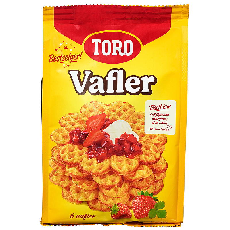 Toro vaffelblanding 248 g Toro