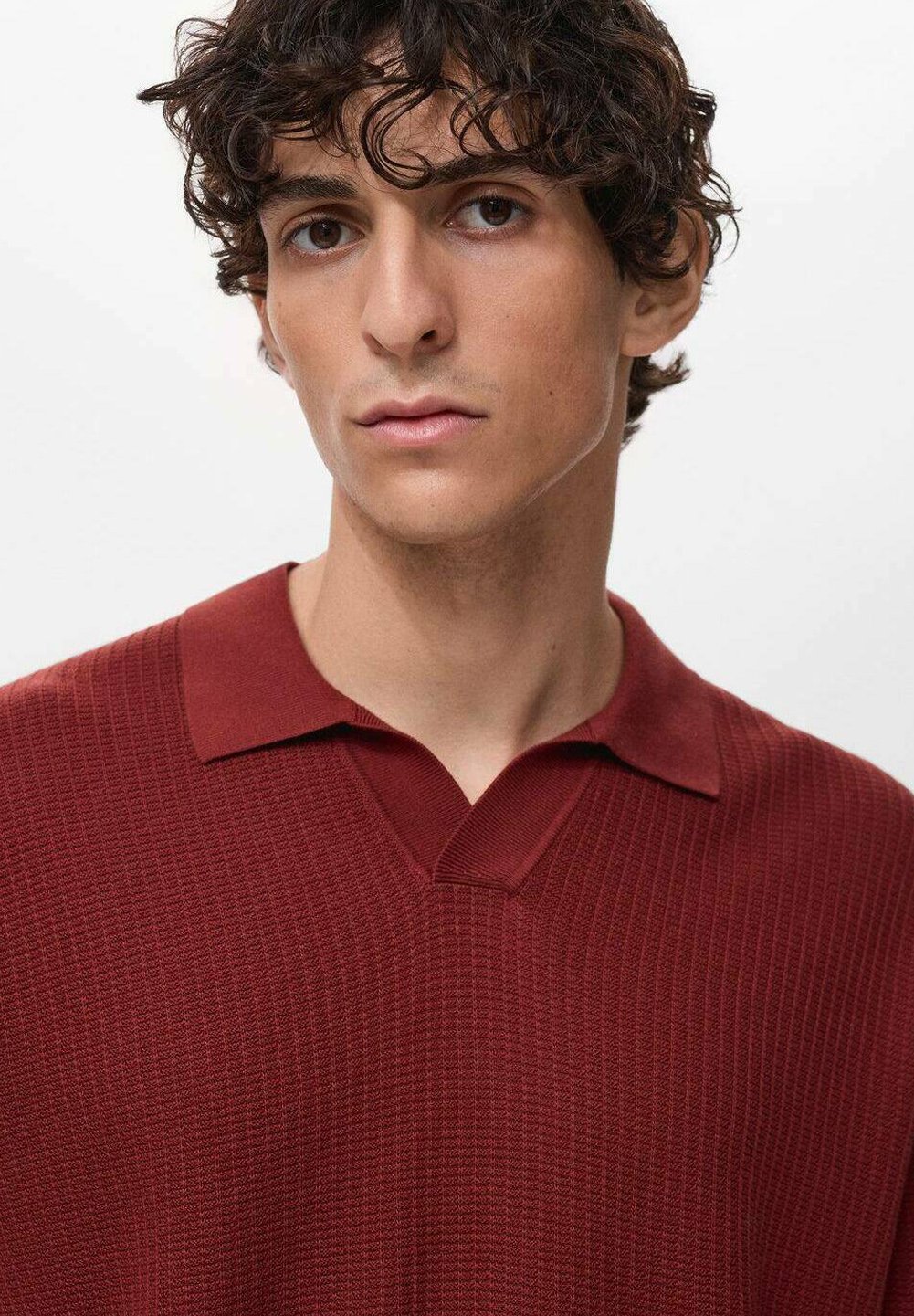 Mango poloshirt - bordeaux