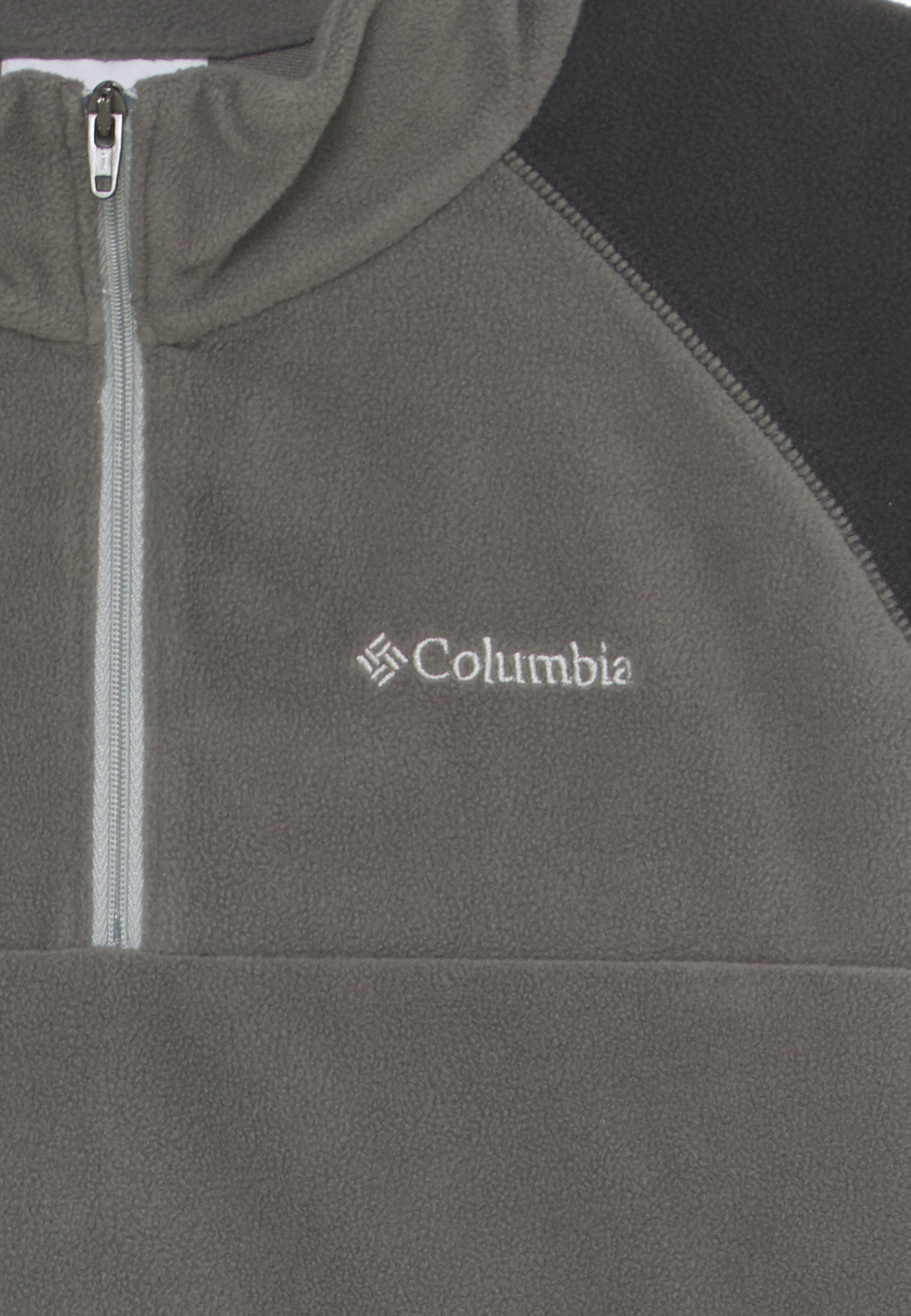 Blusa de moletom Columbia GLACIAL™ com meio zíper - Unissex - cinza urbano/tubarão