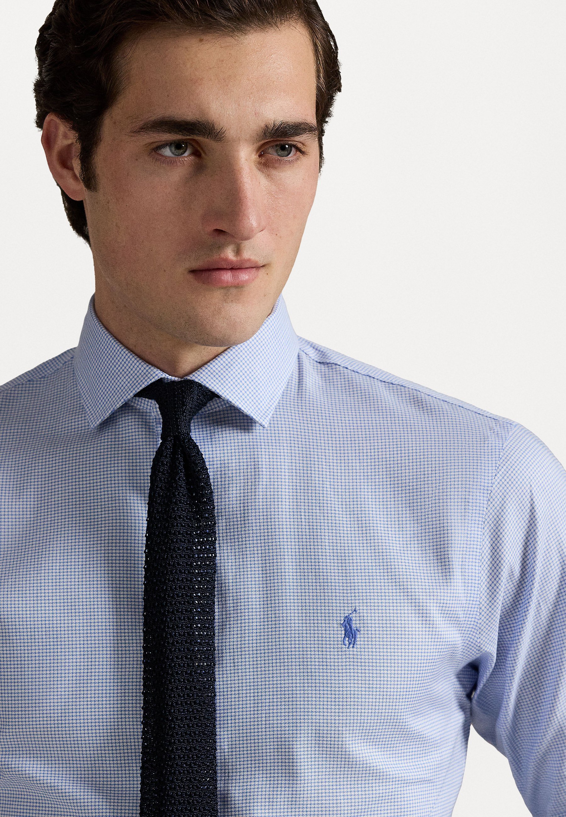 Polo Ralph Lauren LONG SLEEVE SHIRT - Skjorte - white/blue