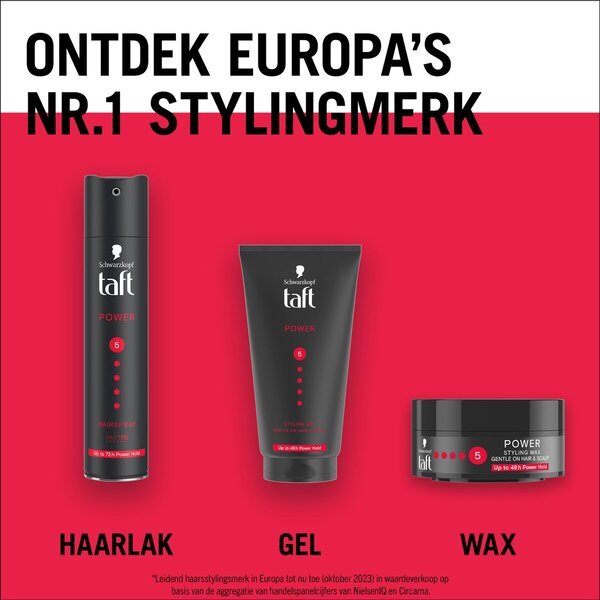 Taft Hold 5 Power gel za oblikovanje kose 100 ml