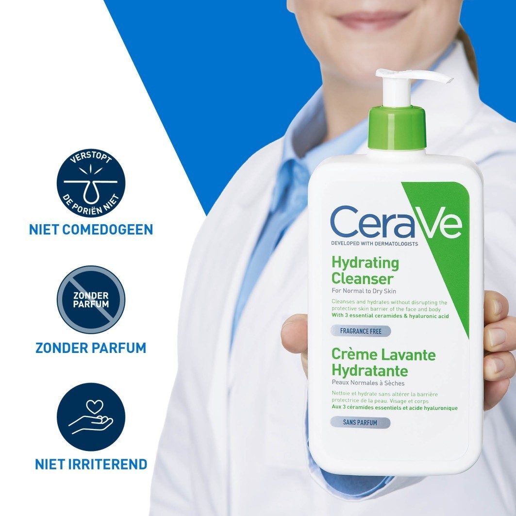 CeraVe attīrošais krēms - mitrinošs attīrošais losjons - 1000 ml