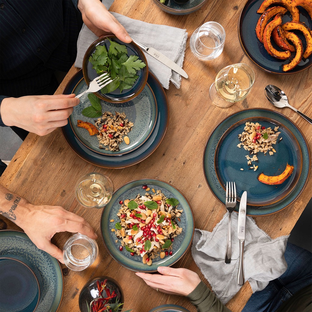 Assiette Villeroy & Boch, modèle Crafted Denim – 1 pièce