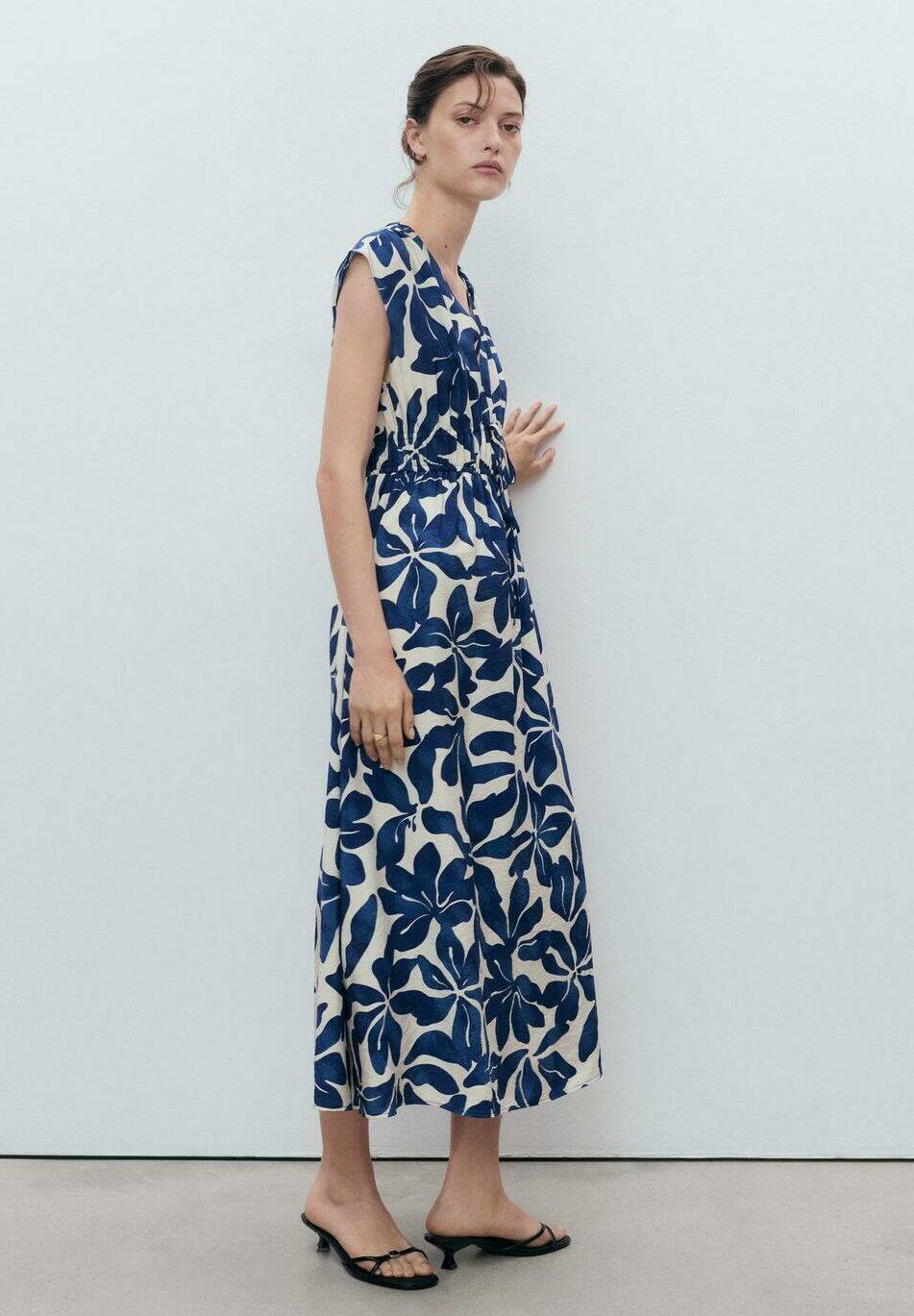 Abito da giorno Mango PRINTED - blu scuro