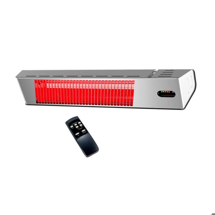 Calefactor eléctrico infrarrojo MPC Málaga de 2000 W