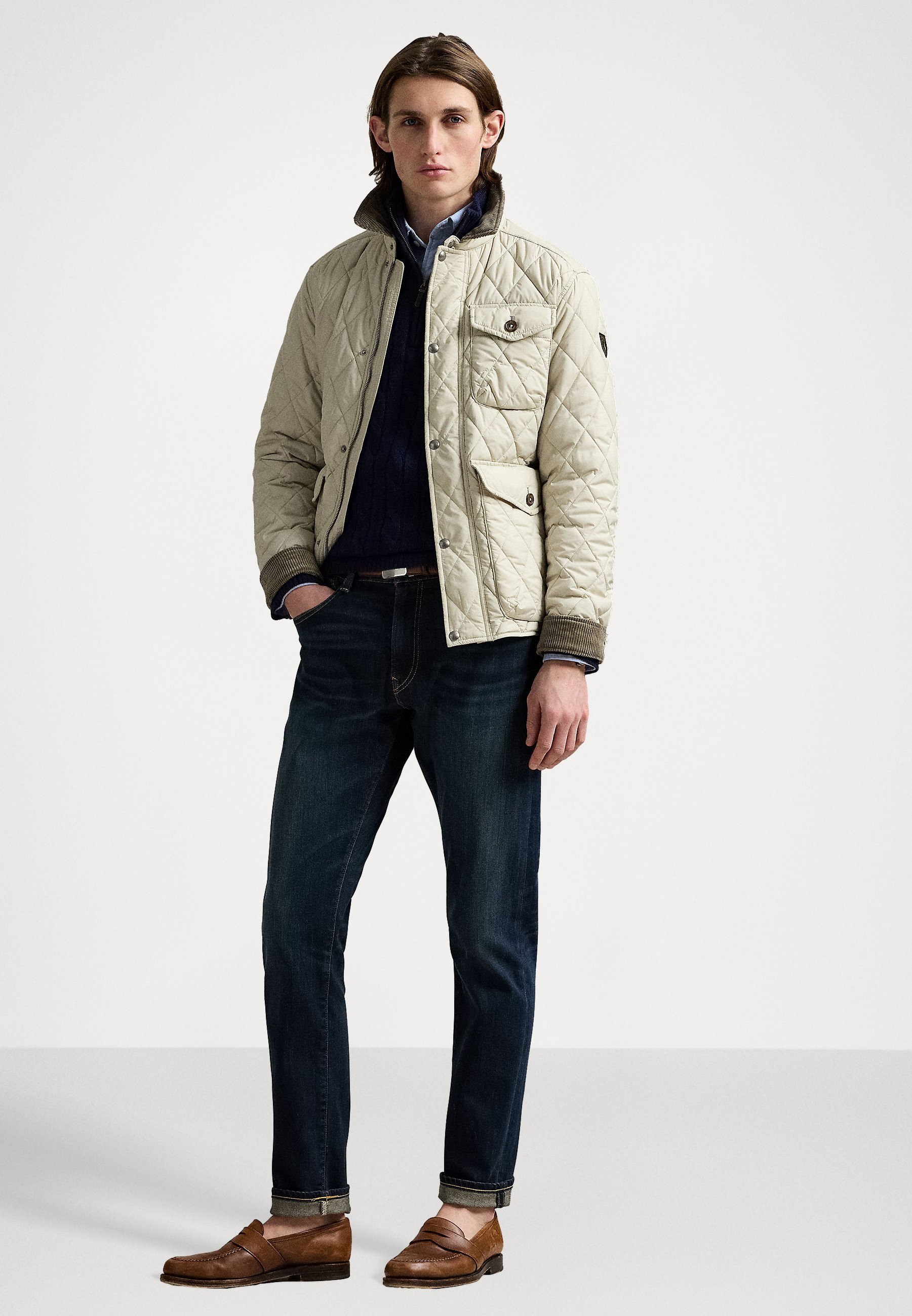 Polo Ralph Lauren THE BEATON QUILTED JACKET - Geacă ușoară - stoneware grey