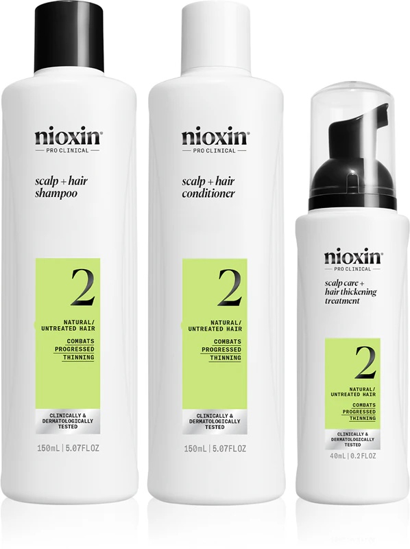 Nioxin System 2 dāvanu komplekts plāniem matiem
