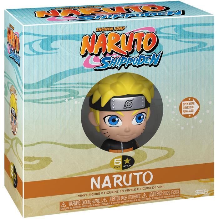 Action figure di Naruto Stagione 3 - Cinque Stelle - Naruto Funko 5 Stelle - Nero - Collezione