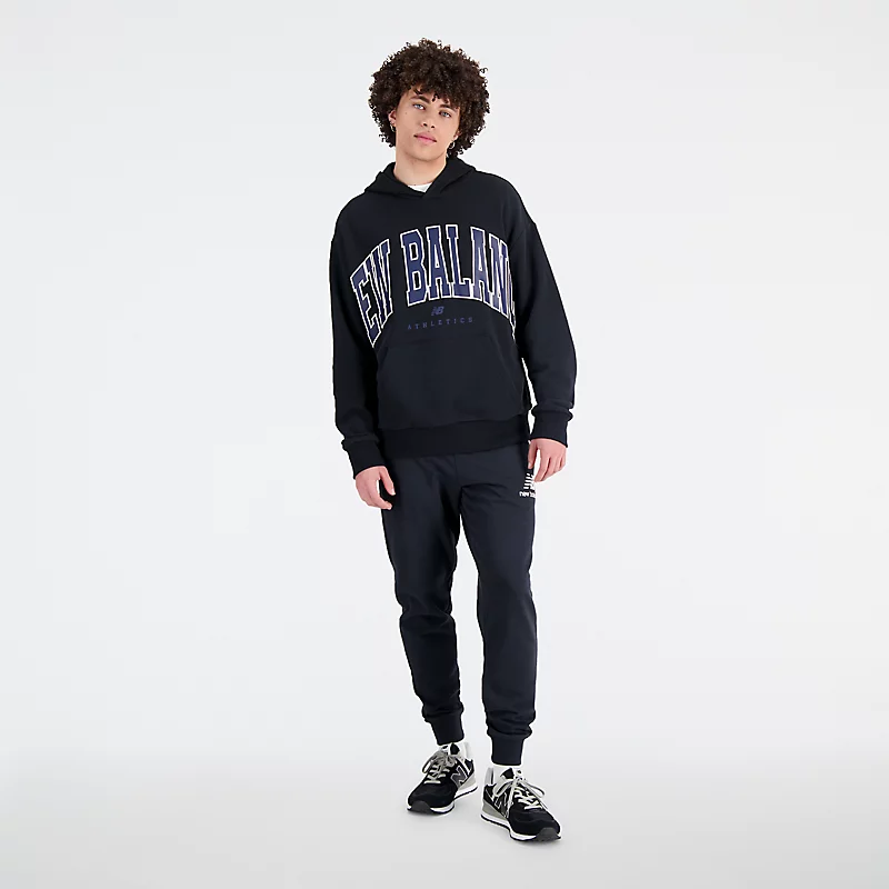 Unisex Warped Classics French Terry Hoodie – Schwarz