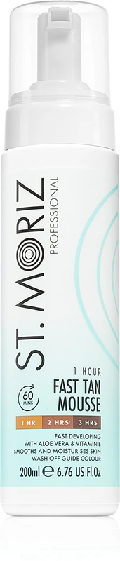 Espuma de bronzeamento rápido St. Moriz