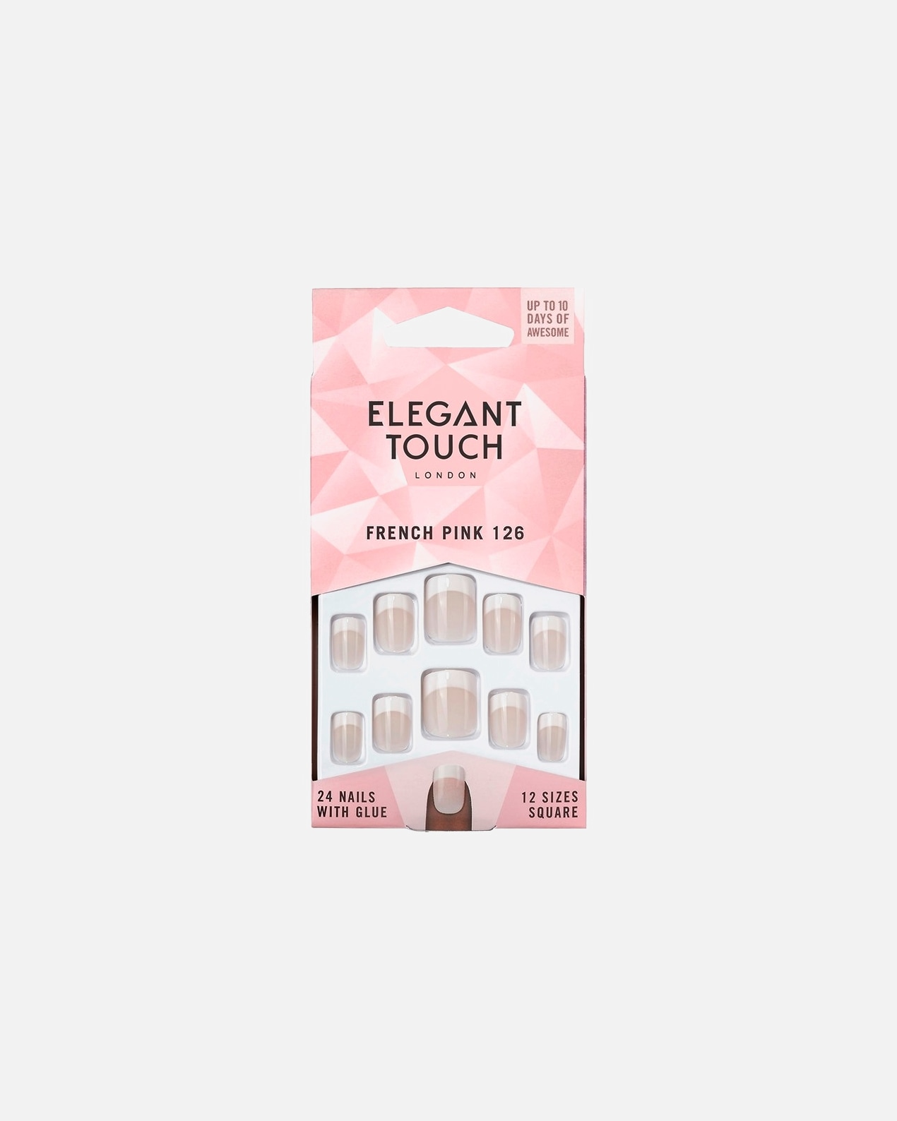 Eleganckie paznokcie sztuczne French 126 - 1 sztuka