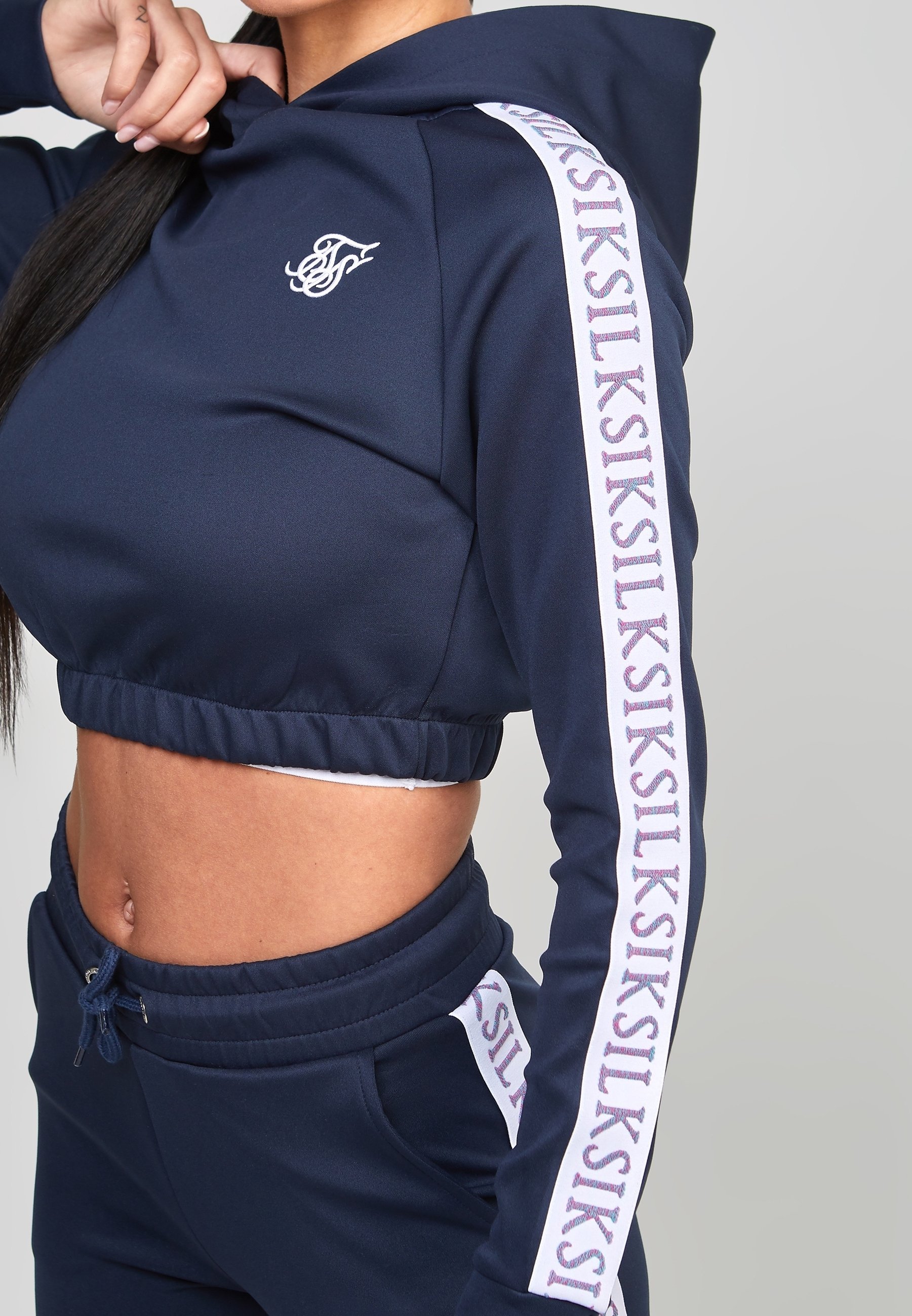 Sweat à capuche SIKSILK - bleu foncé