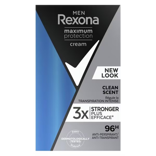 Rexona Men Maximum Protection Clean Scent antiperspirant krema u stiku 45 ml