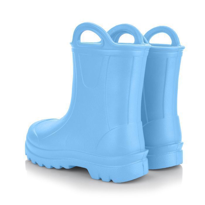 Bottes de Pluie Enfants 3Kamido GoSplash - Bottes de pluie - en matériau EVA légère pour garçons et filles - Bleu Clair