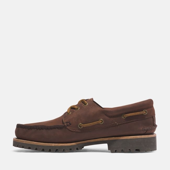 Scarpa da Barca Timberland® Authentic Handsewn                da Uomo in marrone