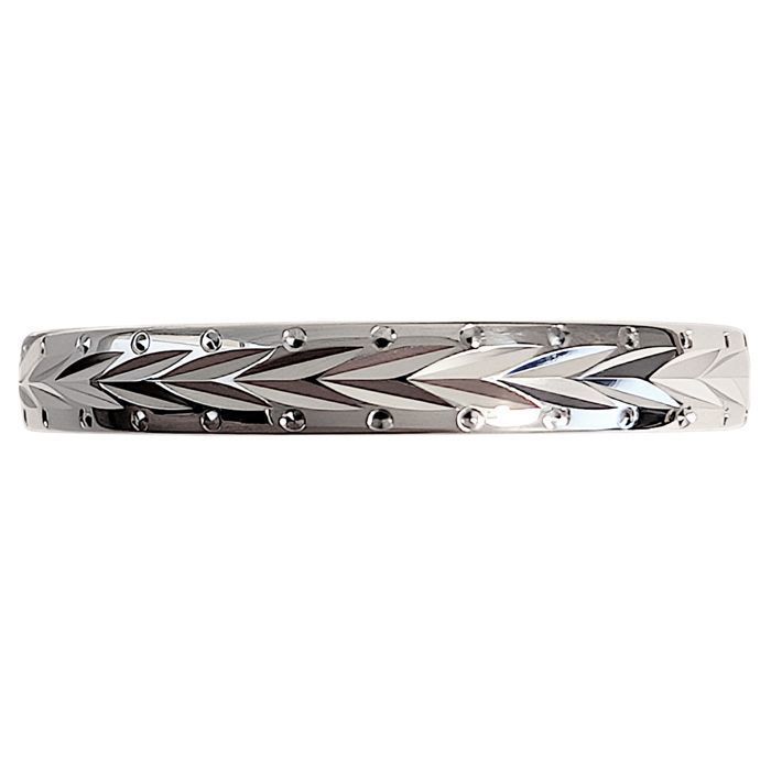 Fede nuziale da donna in argento sterling 925 rodiato