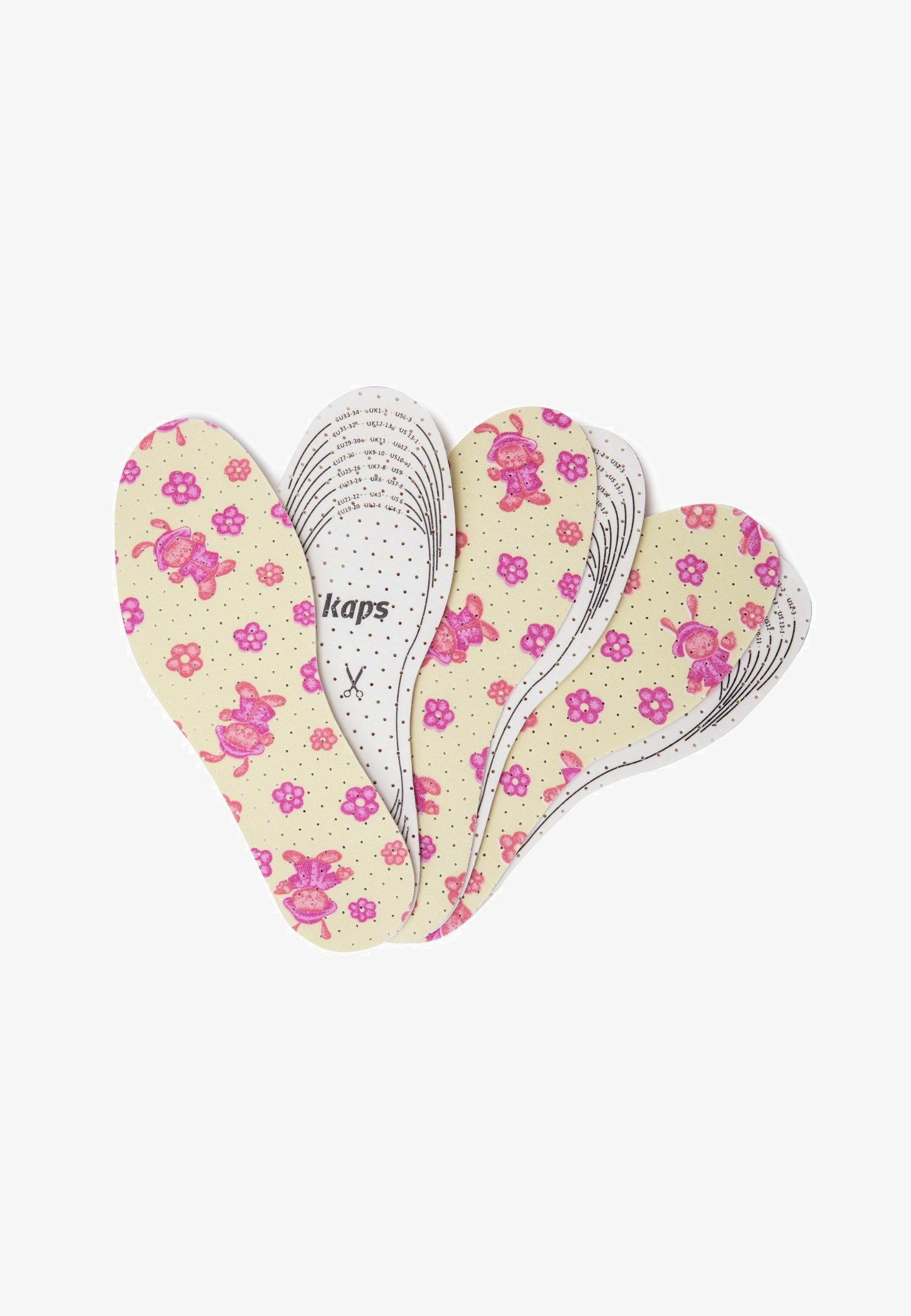 Kaps SWEET STEPS – GEPOLSTERTE – KINDEREINLEGESOHLEN (3ER-PACK) – Einlegesohle – rosa
