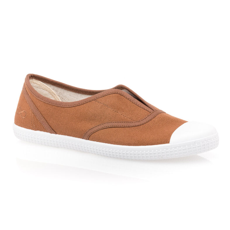 Zapatillas deportivas para mujer color marrón