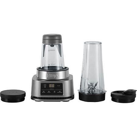 Frullatore 2 in 1 - NINJA - CB100EU - 1100 W - Tazza 700 ml - Ciotola 400 ml - Argento