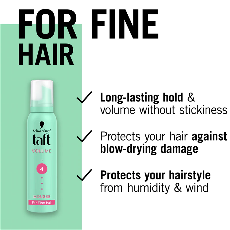 Mousse capilar Schwarzkopf Taft Volume para dar volume
