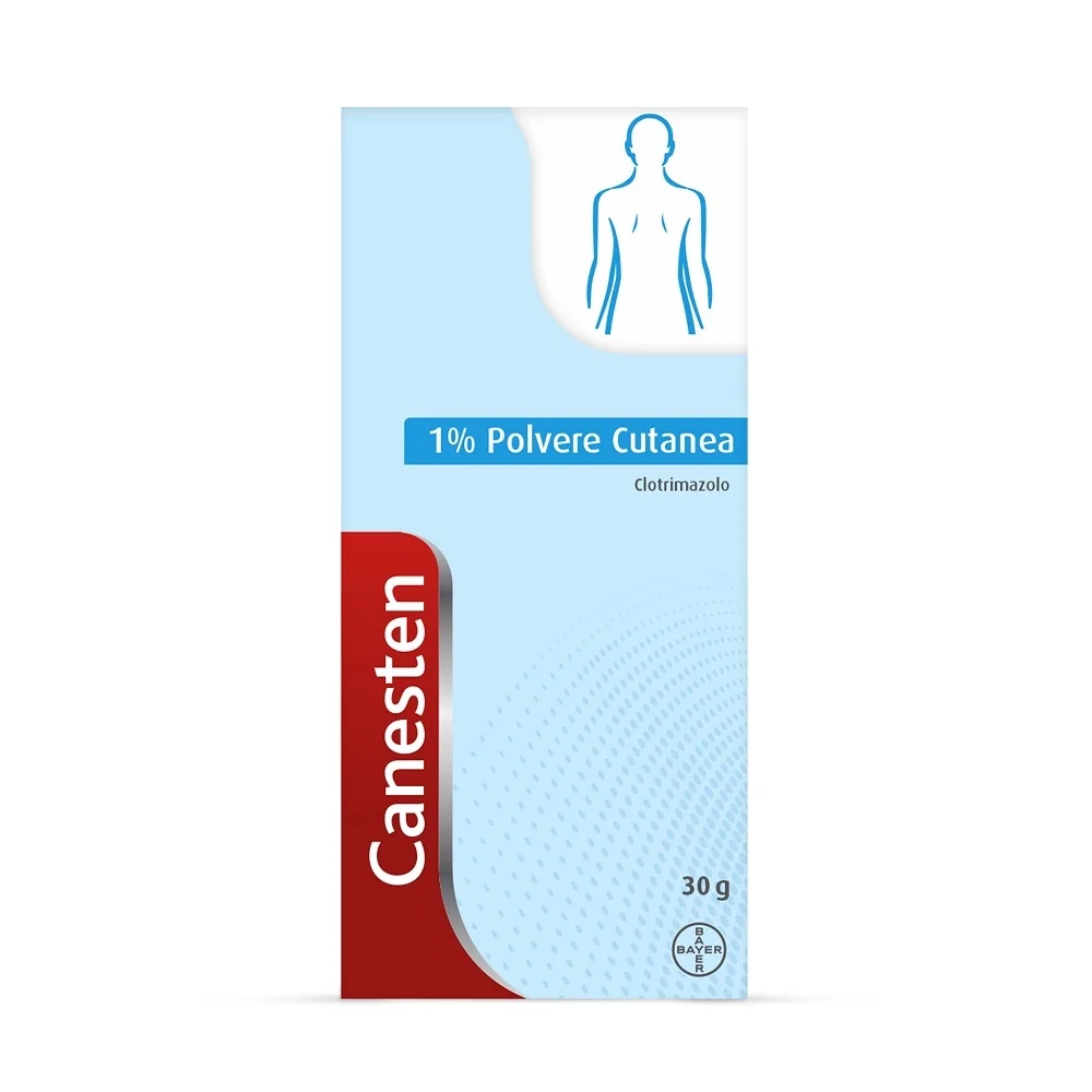 Poudre antifongique BAYER Canesten pour la peau 30 g Champignons et mycoses