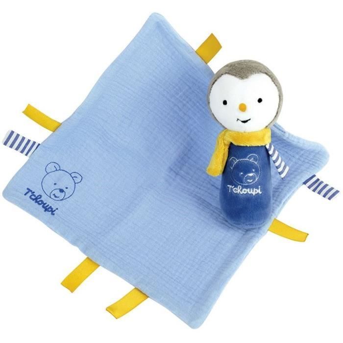 T'choupi Baby Cadeauset voor Pasgeborenen met Knuffel en Rammelaar (ca. 25 cm) - JEMINI - Ideaal als kraamcadeau.