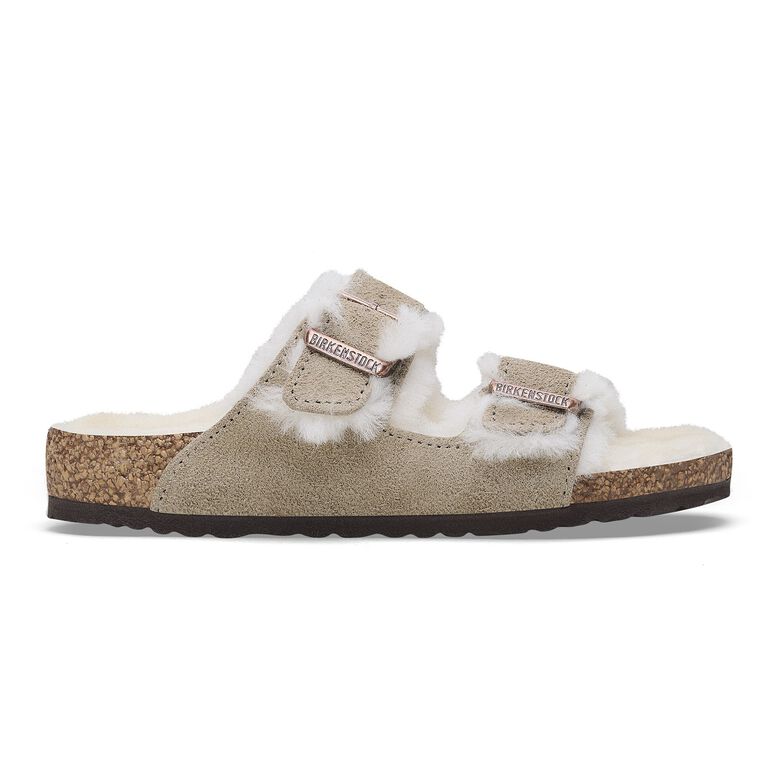 Arizona pelliccia di agnello Kids Pelle scamosciata - Taupe Taupe