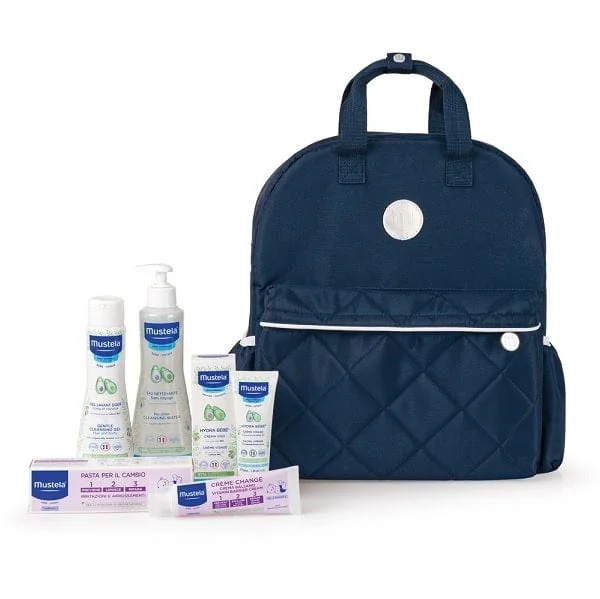 MUSTELA Mustela Rucksack 2024 Alles, was Sie für Ihre Hygiene unterwegs benötigen