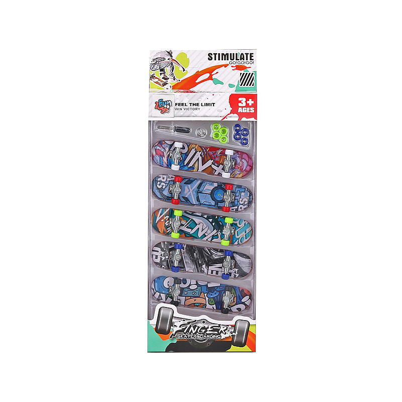 FunToys fingerskateboard 5 stk.
