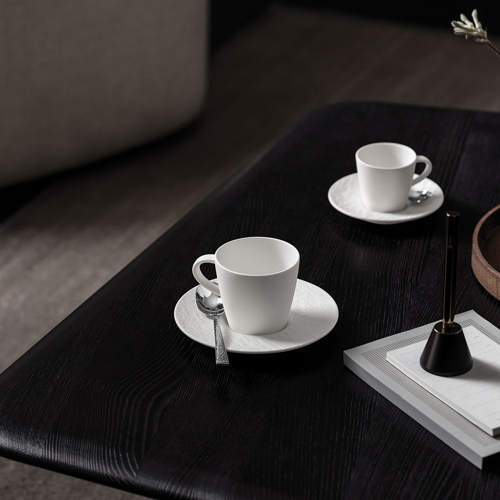 Villeroy & Boch krūze/kafijas apakštase, Rock Blanc manufaktūra – 1 gab.