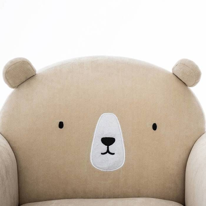 Fauteuil enfant ours beige - Atmosphera Créateur d'intérieur
