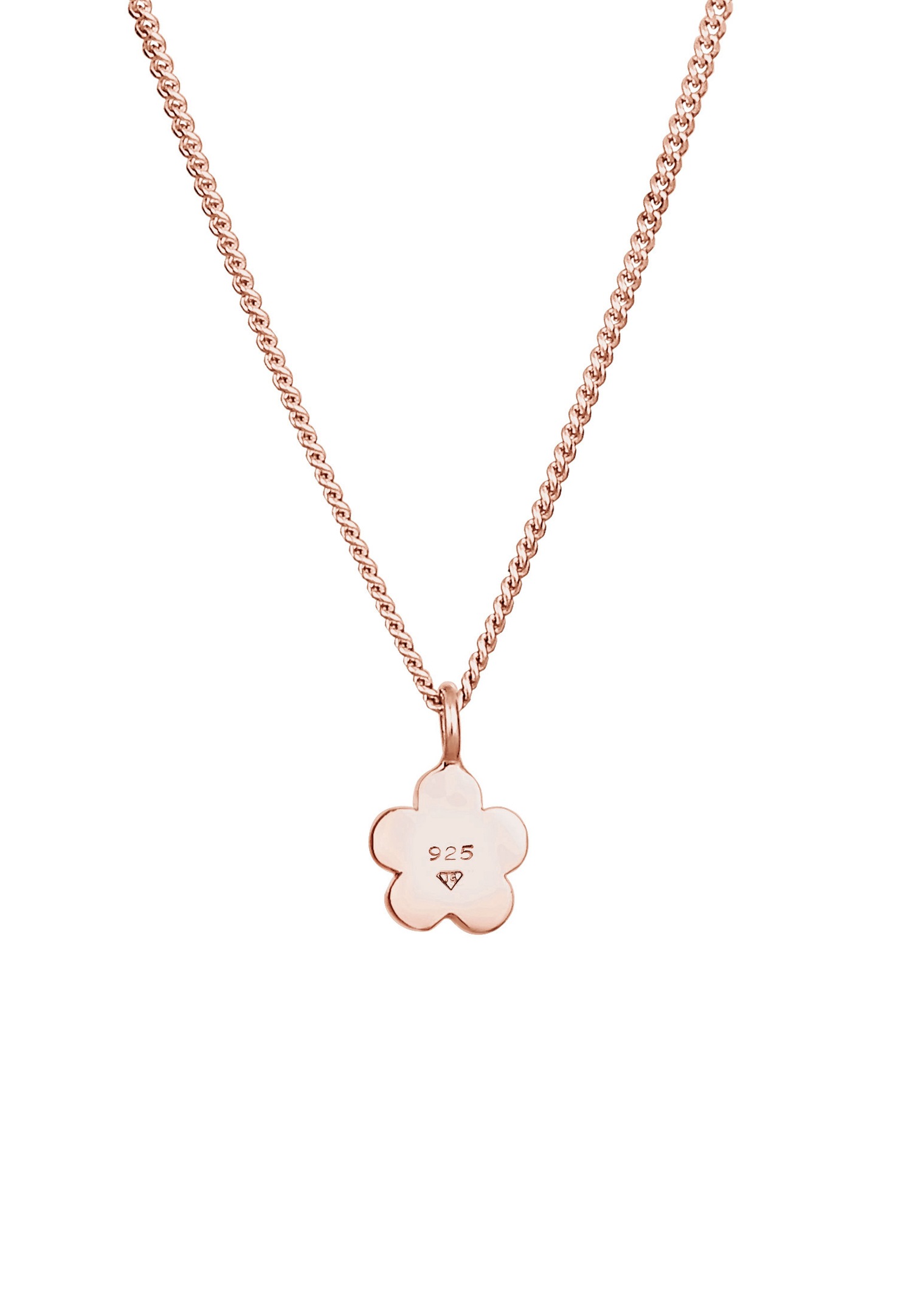 Elli Pendentif fleur d'enfant avec cristaux en 925/1000 argent massif