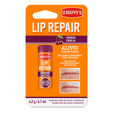 O'Keeffe's Lip Repair Cherry -huulivoide E-vitamiinilla 4.2 g 4.2 g