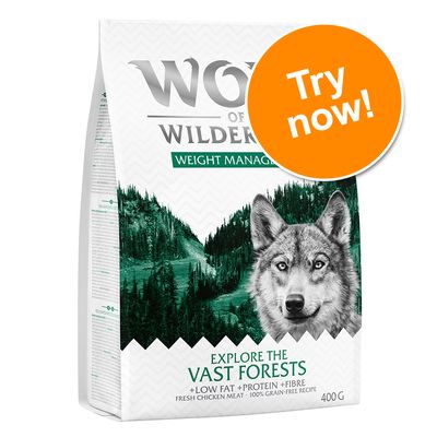 Wolf of Wilderness «Explore» tørrfôr til hund prøvepakke