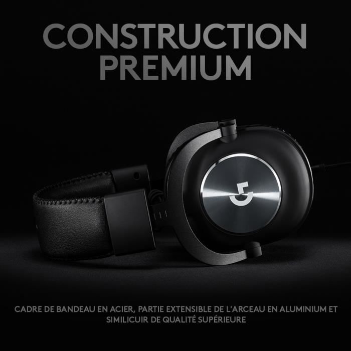 Gaming headset - Bedraad - Logitech G Pro X - USB - PC - Zwart