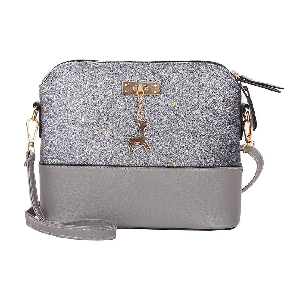 Fashion 2018 bags for WOMEN Leather Splice shell style Handbag Shoulder Crossbody Bag Bolsas Feminina