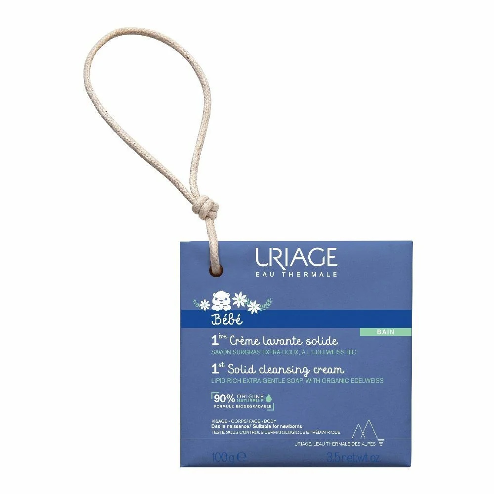 Uriage Bebe Creme Lavant 100g Babycrème voor de gevoelige huid