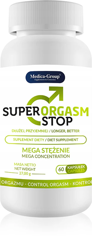 Suplemento alimentar Medica-Group Super Orgasm Stop para homens