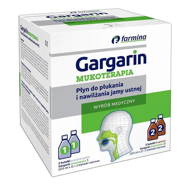 Gargarin Mukoterapia, Płyn